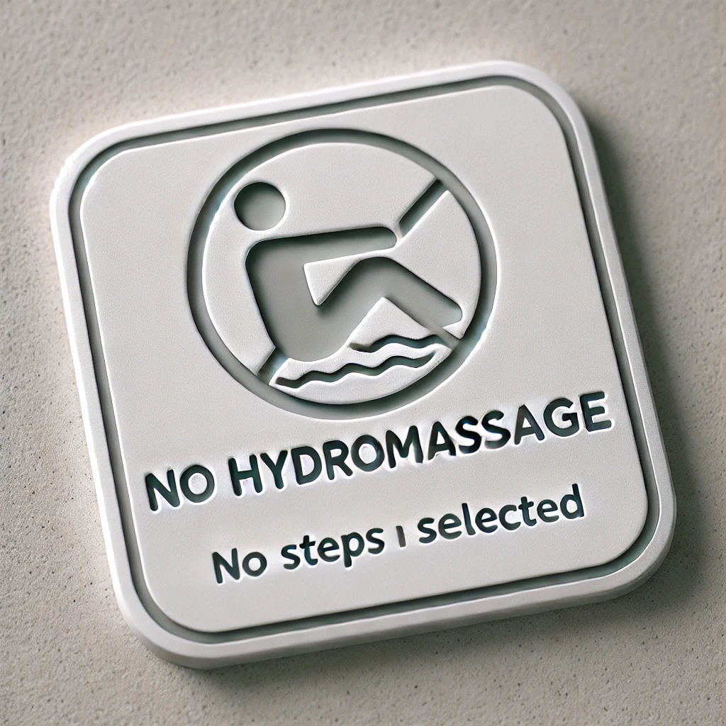 Pas de massage à eau