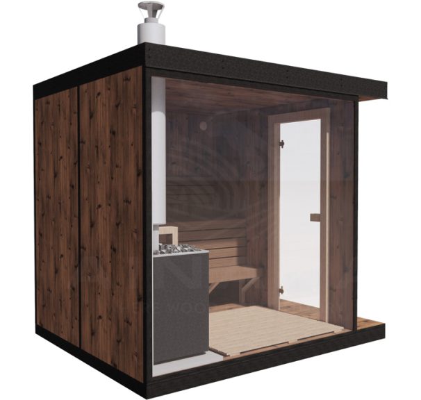 A Sauna modulaire angle
