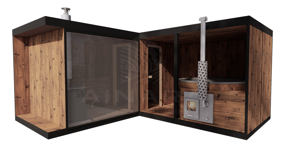 abc L 2 Design modulaire – Sauna vestiaire et bain nordique en parfaite harmonie