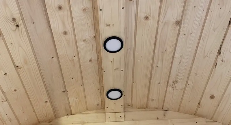 Built in ceiling light 2 lamps ±1 m long result