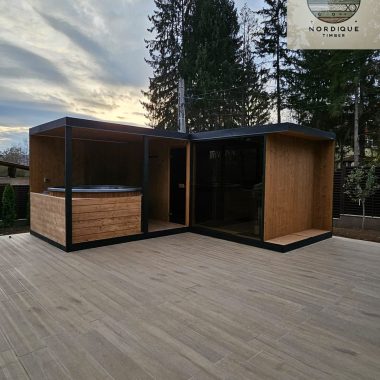 Sauna ABC Modulaire Angle (Modular Corner Sauna)